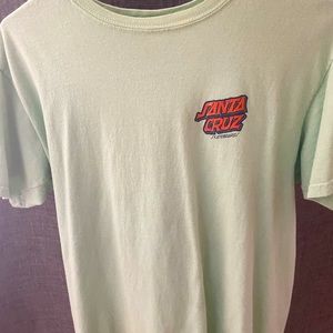 Neon green Santa Cruz shirt